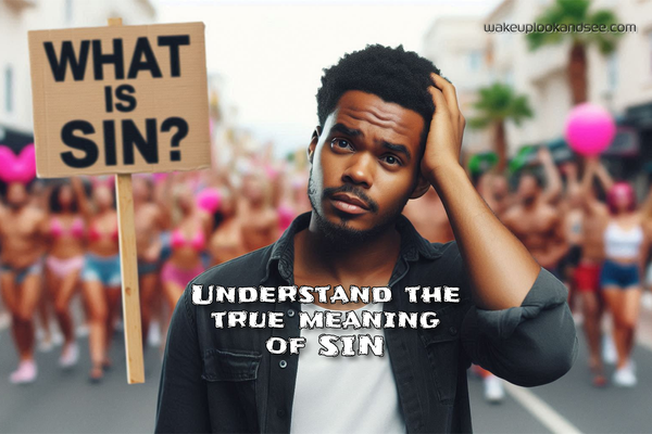 YOU do not understand SIN, but you MUST!